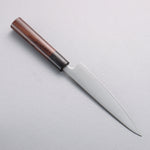 Seisuke Blue Super Migaki Polish Finish Petty-Utility  150mm Rosewood (Ferrule: Black Pakka Wood) Handle - Japannywholesale