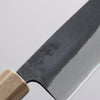 Seisuke Blue Steel No.2 Black Finished Santoku  170mm Purpleheart (Ferrule: Oak) Handle - Japannywholesale