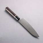 Toshitaka Seisuke VG10 65 Layer Damascus Santoku  180mm Ebony (Maple Ring and Water Buffalo Ferrule) Handle - Japannywholesale