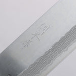 Kunihira Sairyu VG10 Damascus Migaki Finished Usuba  165mm Mahogany Pakka wood Handle - Japannywholesale