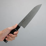 Seisuke AUS10 Mirror Crossed Santoku  180mm Rosewood (White Ring) Handle - Japannywholesale