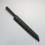 Sakai Takayuki Byakko White Steel No.1 Kiritsuke Yanagiba Japanese Knife 300mm Ebony Wood Handle with Sheath - Japannywholesale