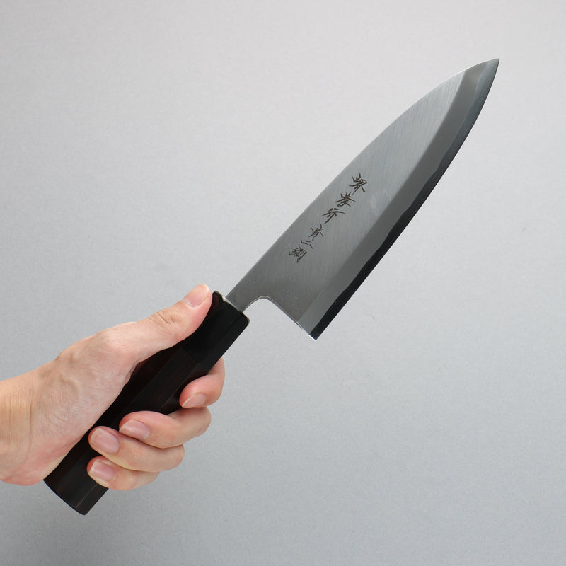 Sakai Takayuki Blue Steel No.2 Deba Ebony Wood Handle - Japannywholesale