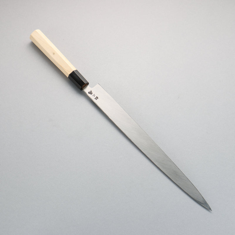 Sakai Takayuki Chef Series Silver Steel No.3 Fuguhiki  300mm Magnolia Handle - Japannywholesale