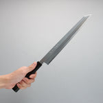 Sakai Takayuki Byakko White Steel No.1 Kiritsuke Yanagiba  270mm Ebony Wood Handle with Sheath - Japannywholesale