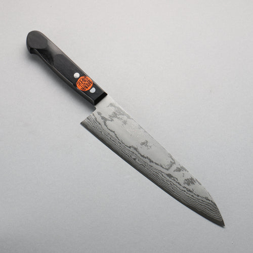 Shigeki Tanaka VG10 17 Layer Damascus Gyuto  210mm Black Pakka wood Handle - Japannywholesale