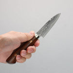 Shigeki Tanaka (No engraving) SG2 Damascus Paring  95mm Ironwood Handle - Japannywholesale