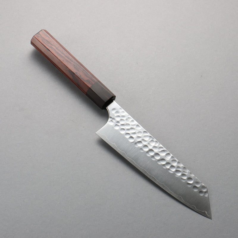 Yoshimi Kato SG2 Hammered(Maru) Bunka  170mm Rosewood (Ferrule: Ebony) Handle - Japannywholesale