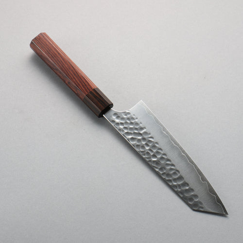 Yoshimi Kato SG2 Hammered(Maru) Bunka  170mm Rosewood (Ferrule: Ebony) Handle - Japannywholesale