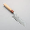 Yoshimi Kato SG2 Hammered(Maru) One side Bunka  170mm Oak (Ferrule: Rosewood) Handle - Japannywholesale