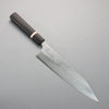 Yoshimi Kato SG2 Damascus Migaki Finished Kiritsuke Gyuto  240mm Ebony (White Ring) Handle - Japannywholesale