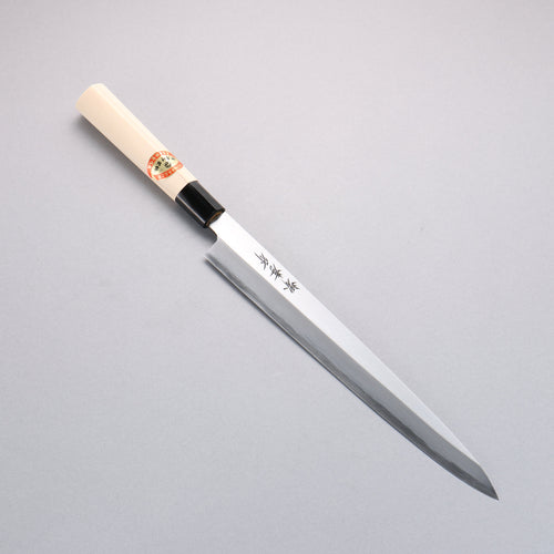 Sakai Takayuki Kasumi White Steel Yanagiba Magnolia Handle - Japannywholesale