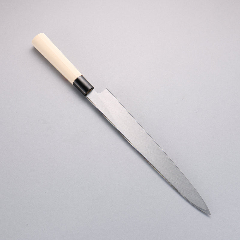 Sakai Takayuki Kasumi White Steel Yanagiba  Magnolia Handle - Japannywholesale