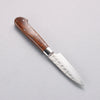 Sakai Takayuki VG10 33 Layer Damascus Petty-Utility  80mm Desert Ironwood(Sugihara model) Handle - Japannywholesale