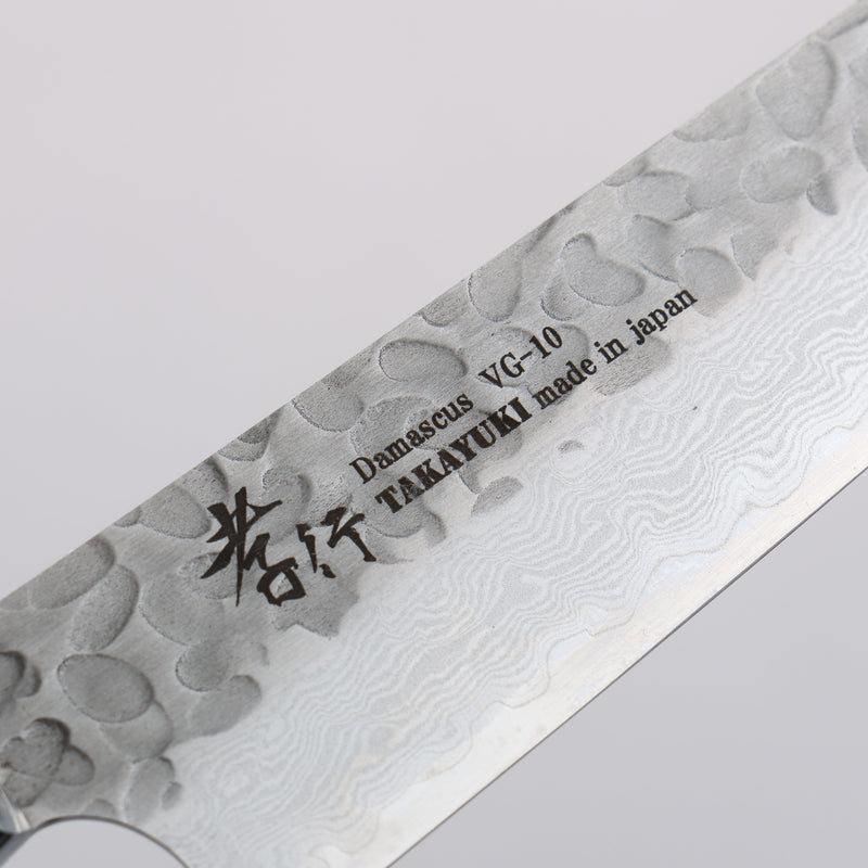 Sakai Takayuki VG10 33 Layer Damascus Petty-Utility  150mm Desert Ironwood(Sugihara model) Handle - Japannywholesale