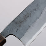 Oul Blue Steel No.2 Black Finished Small Bunka  125mm Oak Handle - Japannywholesale