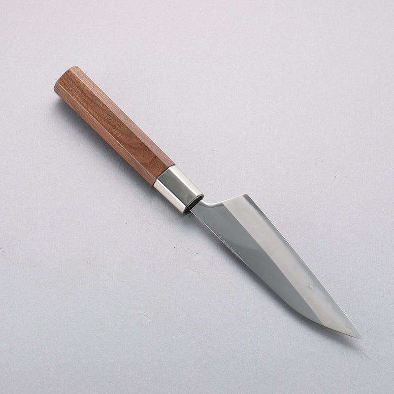 Kurotori Silver Steel No.3 Migaki Finished Petty-Utility  120mm Walnut Handle - Japannywholesale