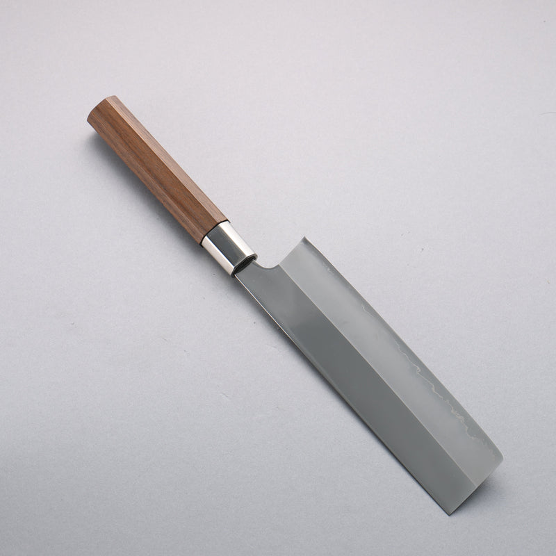 Kurotori Silver Steel No.3 Migaki Finished Nakiri  180mm Walnut Handle - Japannywholesale