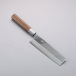 Kurotori Silver Steel No.3 Migaki Finished Nakiri  165mm Walnut Handle - Japannywholesale