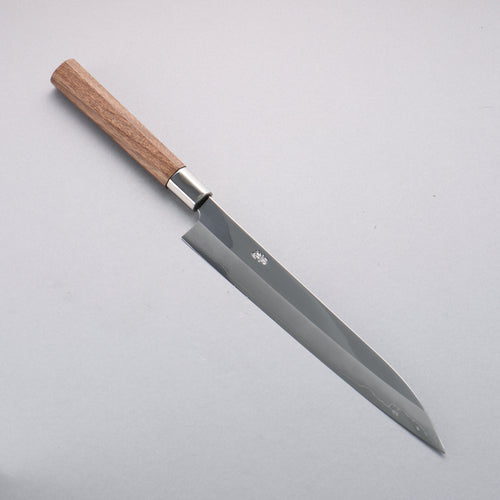 Kurotori Silver Steel No.3 Migaki Finished Sujihiki  240mm Walnut Handle - Japannywholesale