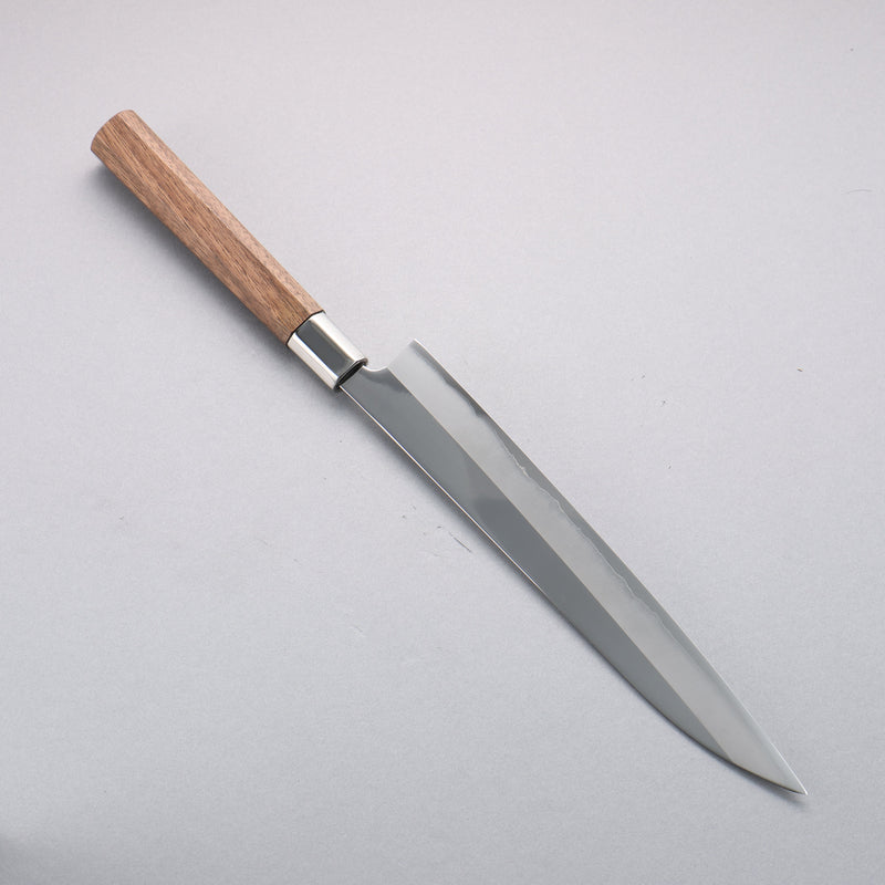 Kurotori Silver Steel No.3 Migaki Finished Sujihiki  240mm Walnut Handle - Japannywholesale