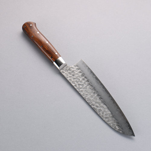 Sakai Takayuki VG10 33 Layer Damascus Santoku 180mm Desert Ironwood(Sugihara model) Handle - Japannywholesale