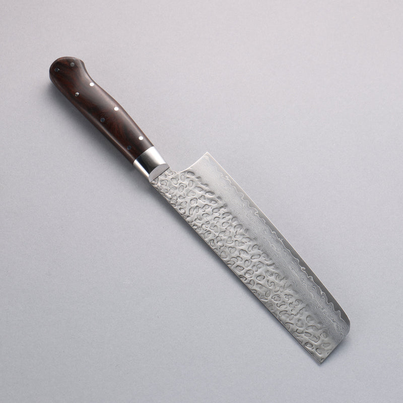 Sakai Takayuki VG10 33 Layer Damascus Nakiri 160mm Desert Ironwood(Sugihara model) Handle - Japannywholesale