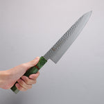 Sakai Takayuki VG10 33 Layer Damascus Gyuto Japanese Knife 210mm Stabilized wood Handle - Japannywholesale