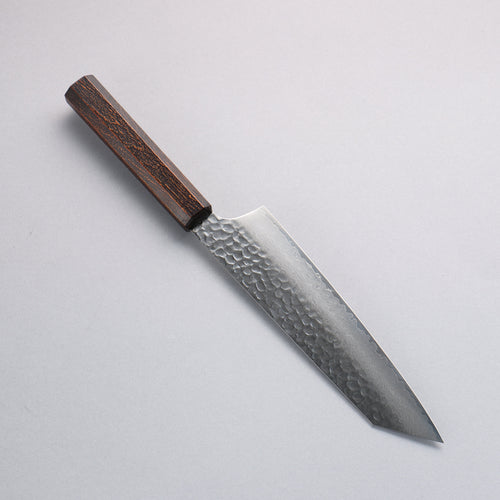 Sakai Takayuki Nanairo VG10 33 Layer Kengata Gyuto 190mm ABS resin(Retro wood grain) Handle - Japannywholesale