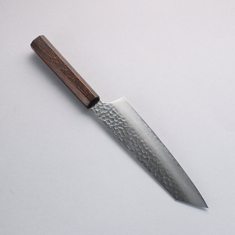 Sakai Takayuki Nanairo VG10 33 Layer Kengata Gyuto 190mm ABS resin(Retro wood grain) Handle - Japannywholesale