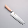 Sakai Takayuki VG5 Hammered Nakiri 180mm Brown Pakka wood Handle - Japannywholesale