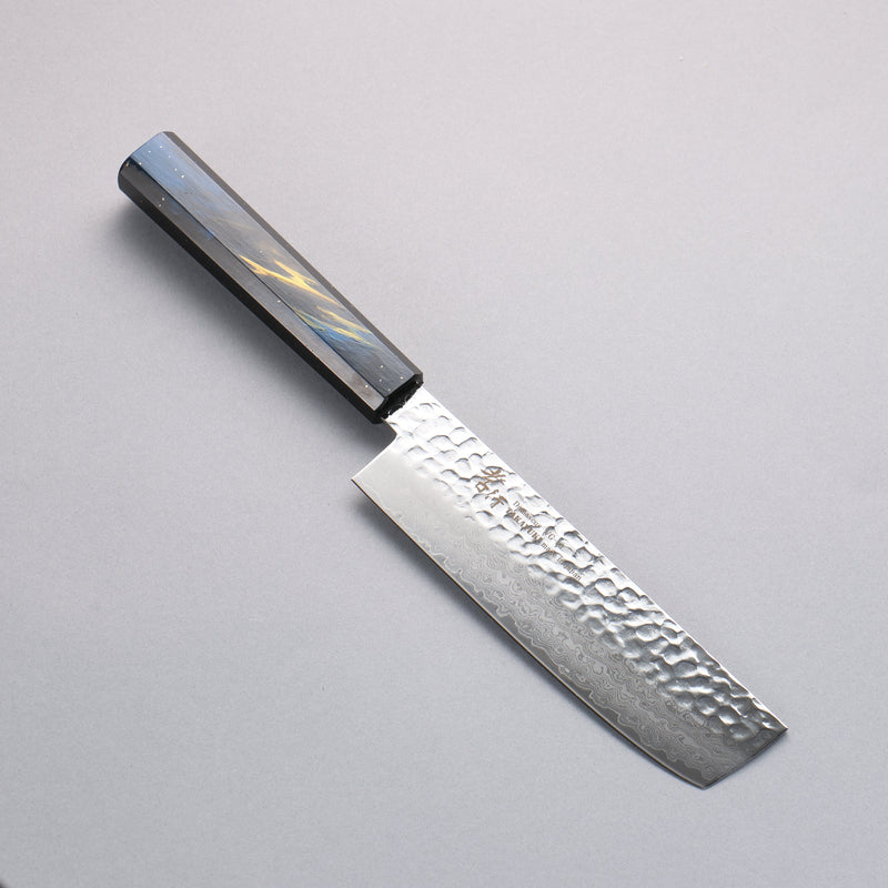 Sakai Takayuki VG10 33 Layer Damascus Nakiri 160mm Live oak Lacquered (Saiu) Handle - Japannywholesale