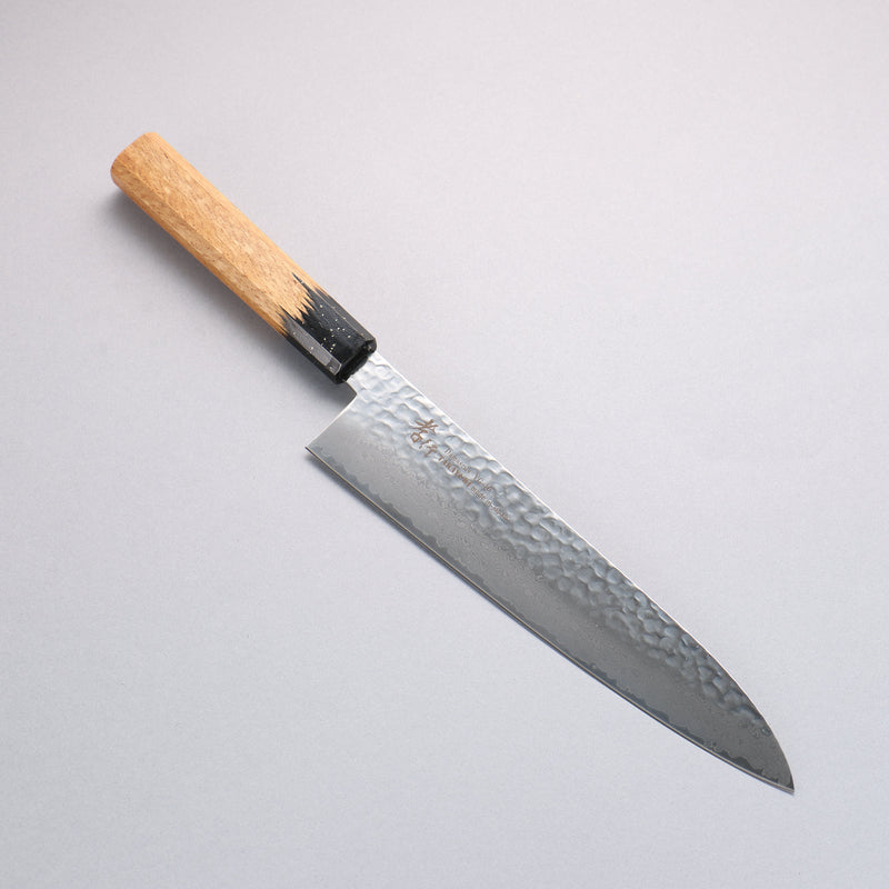 Sakai Takayuki VG10 33 Layer Damascus Gyuto 240mm Live oak Lacquered (Kokushin) Handle - Japannywholesale