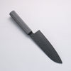 Sakai Takayuki Kurokage VG10 Hammered Teflon Coating Santoku 170mm Black Lacquered Handle - Japannywholesale