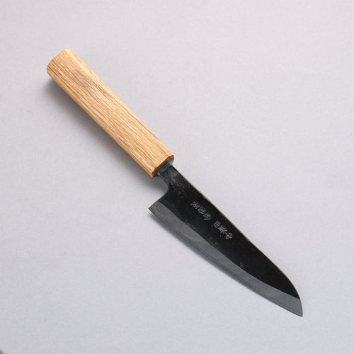 Nakaniida White Steel No.2 Black Finished Kawamuki 120mm Oak Handle - Japannywholesale