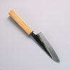 Nakaniida White Steel No.2 Black Finished Kawamuki 120mm Oak Handle - Japannywholesale