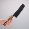 Nakaniida White Steel No.2 Black Finished Nakiri 165mm Oak Handle - Japannywholesale