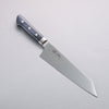 Seisuke Seiten Molybdenum Kiritsuke Santoku 195mm Navy blue Pakka wood Handle - Japannywholesale