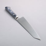 Seisuke Seiten Molybdenum Kiritsuke Santoku 195mm Navy blue Pakka wood Handle - Japannywholesale