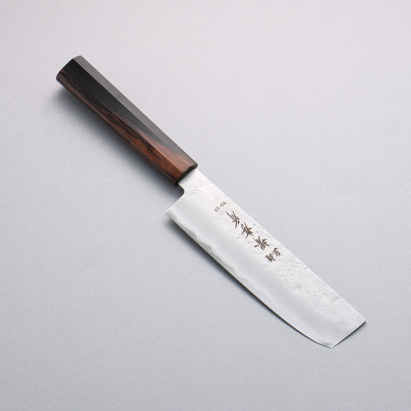 Sakai Takayuki VG10 Nashiji Nakiri 160mm Ebony Wood Handle - Japannywholesale