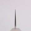 Seisuke Stainless Steel 440C Hammered Damascus Santoku 170mm Oak Handle - Japannywholesale