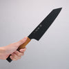 Sakai Takayuki Kurokage VG10 Hammered Teflon Coating Kiritsuke Gyuto 190mm Burnt Oak Handle - Japannywholesale