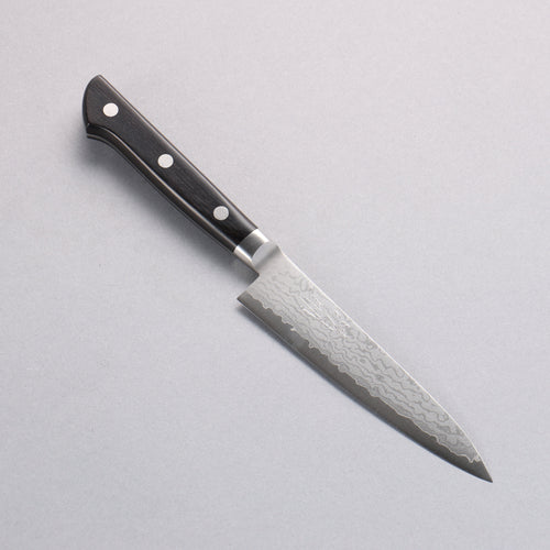 Seisuke VG10 Damascus Petty-Utility 120mm Black Pakka wood Handle - Japannywholesale