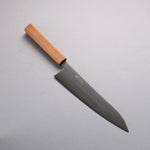 Seisuke Silver Steel No.3 Migaki Polish Finish Gyuto 210mm White Oak Handle - Japannywholesale