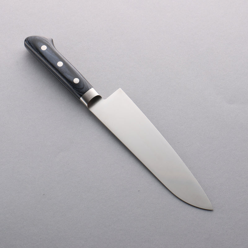 Seisuke Seiten Molybdenum Santoku 180mm Navy blue Pakka wood Handle - Japannywholesale