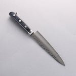 Seisuke VG10 33 Layer Hammered Petty-Utility 150mm Navy blue Pakka wood Handle - Japannywholesale