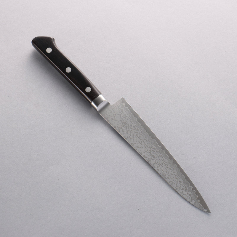 Seisuke VG10 Damascus Petty-Utility 150mm Black Pakka wood Handle - Japannywholesale