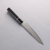 Seisuke AUS10 Mirror Crossed Kiritsuke Petty-Utility 150mm Black Pakka wood Handle - Japannywholesale
