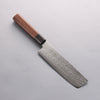Seisuke AUS10 Mirror Crossed Usuba 160mm Shitan (ferrule: Black Pakka wood) Handle - Japannywholesale