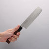 Seisuke AUS10 Mirror Crossed Usuba 160mm Shitan (ferrule: Black Pakka wood) Handle - Japannywholesale